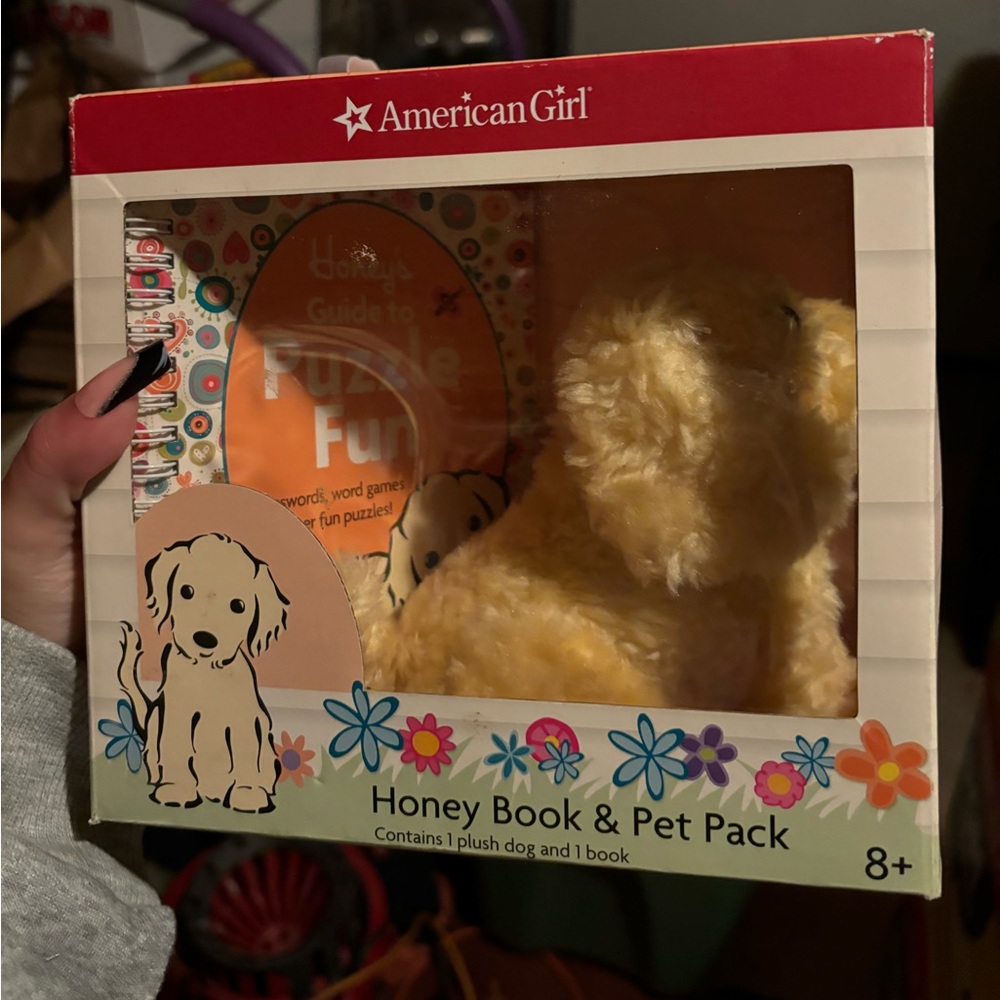 American Girl Doll Honey Book And Pet Pack